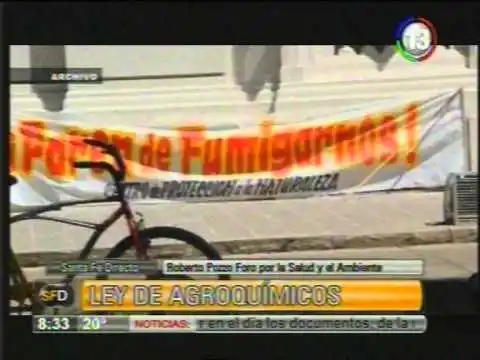 Solicitan el tratamiento de la ley de agroquímicos