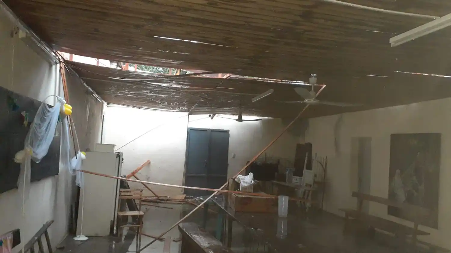 Una fuerte tormenta hizo daños en Victoria