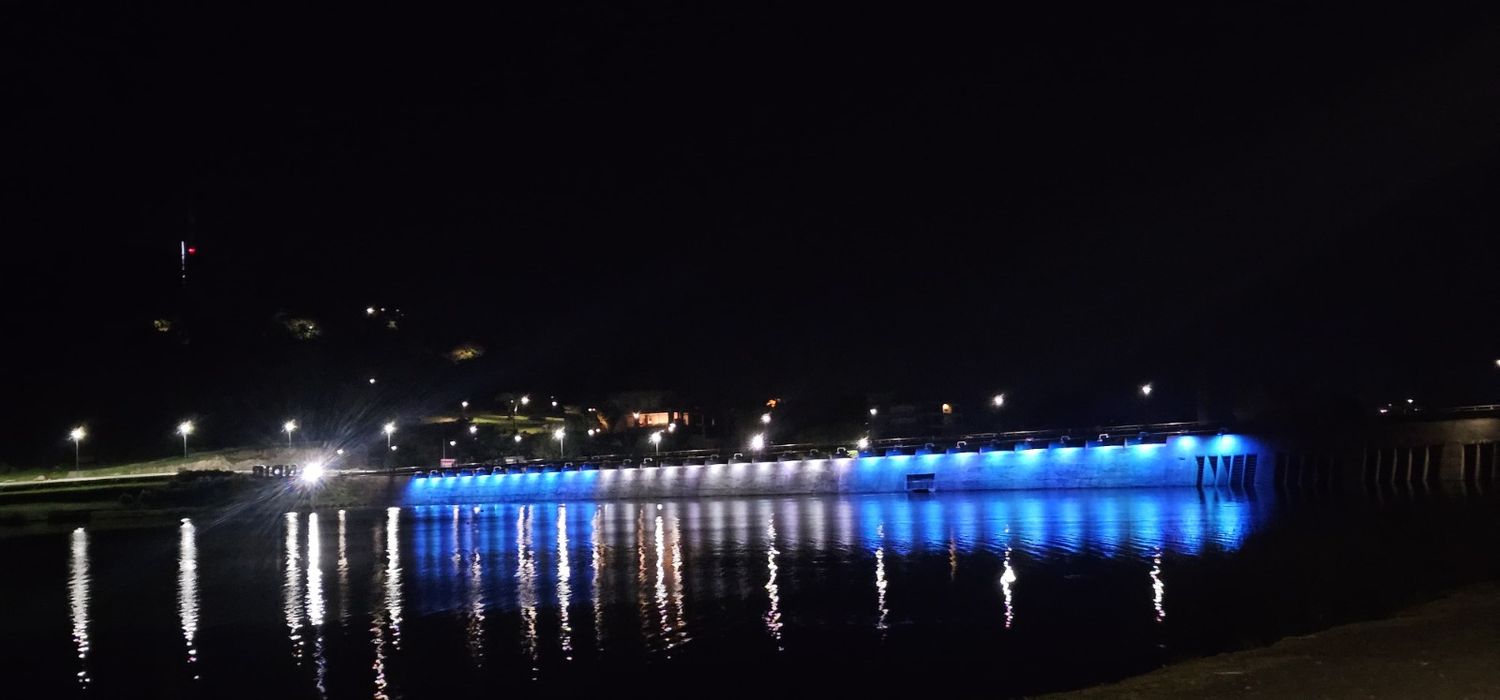 El Murallón del Lago del Fuerte se iluminará con los colores patrios en conmemoración a la Semana de Mayo