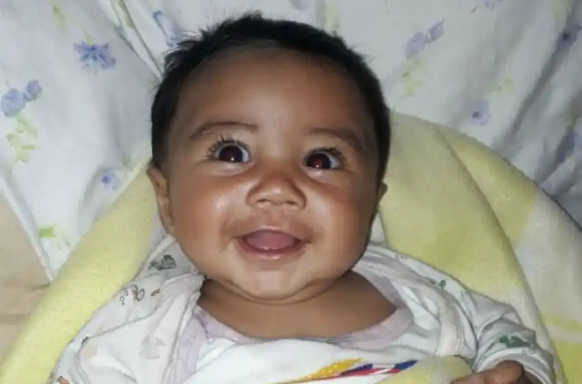 María Belén Vázquez y su hijo aparecieron