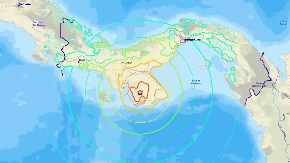 Un potente terremoto sacudió Panamá y activó alertas por tsunami en el Pacífico