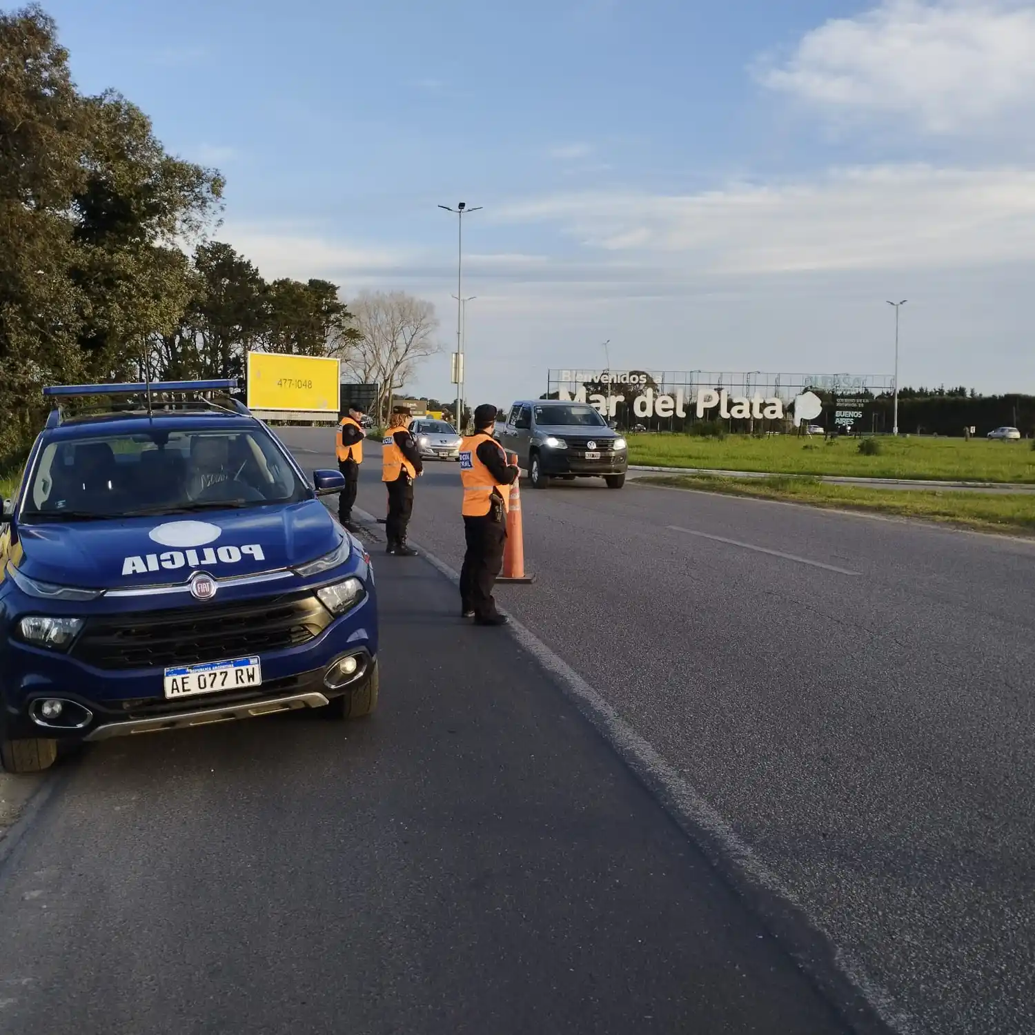 Gran despliegue de la Policía Federal Argentina en un operativo de prevención federal nacional