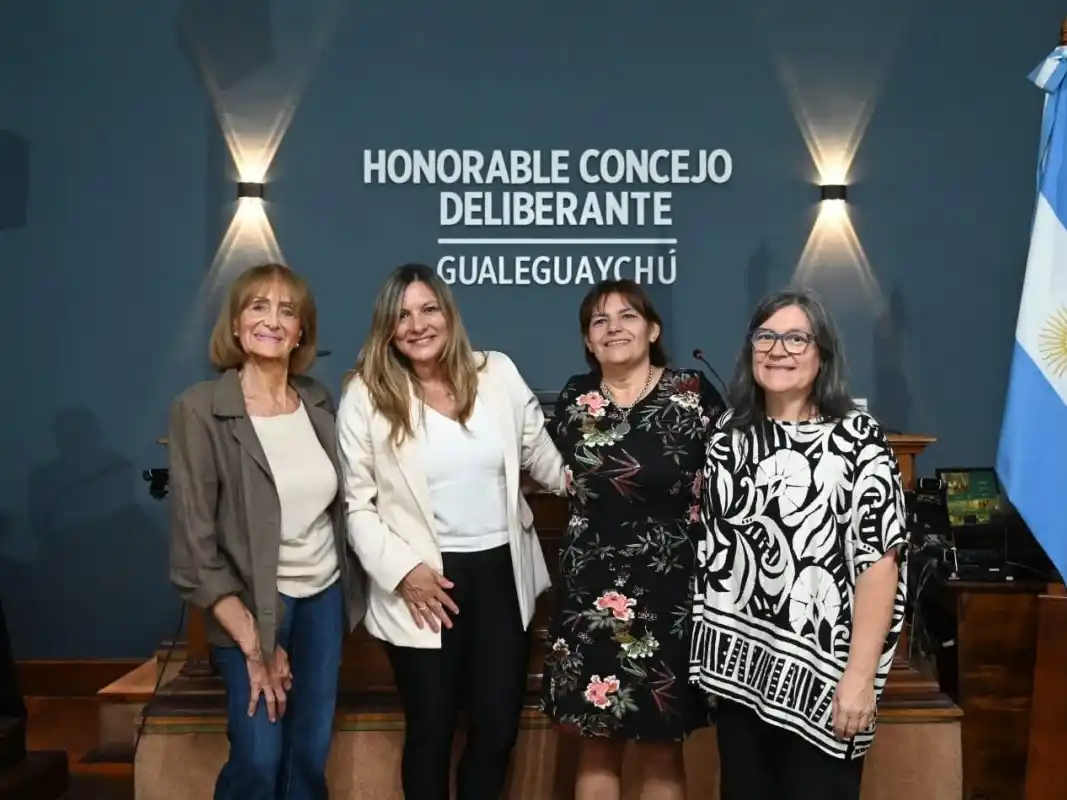 Cuatro mujeres fueron homenajeadas por el Concejo Deliberante en una sesión especial
