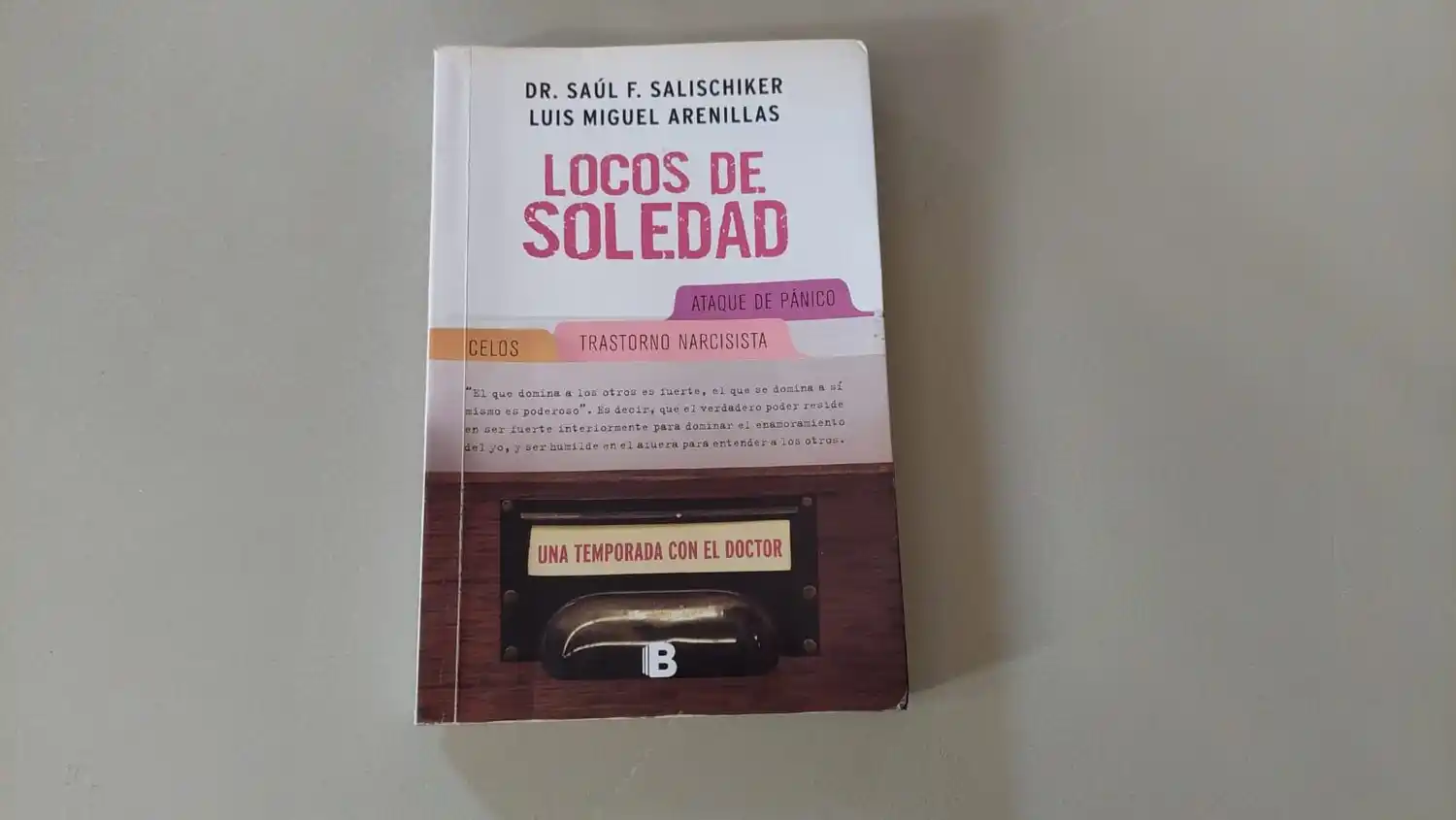 Libro encontrado en Pavón y Socorro