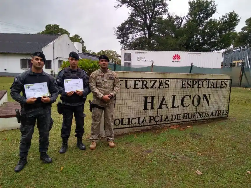 Miembros del GAD se capacitan con las fuerzas Halcón