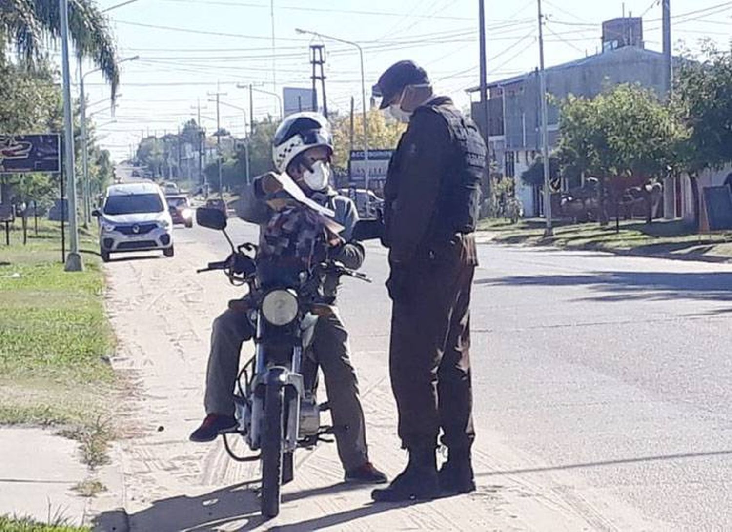 Intensos controles de circulación y de uso de tapabocas