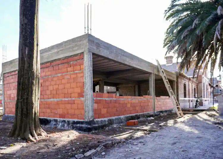 Trabajo. La obra se realiza con una inversión de $43.200.000