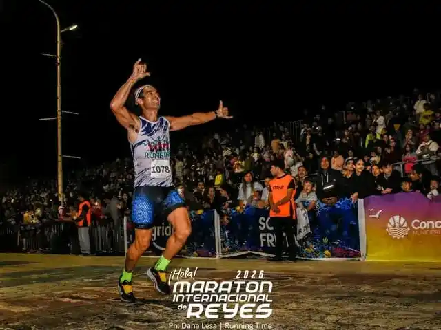 El equipo "Running Martín Ibarra" en la 47º Maratón de Reyes en Concordia