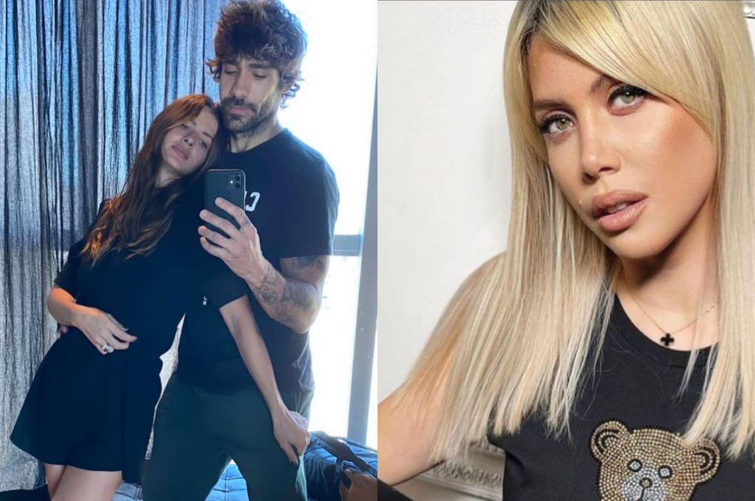 ¡Bomba!: el novio de la China Suárez le escribió a Wanda Nara