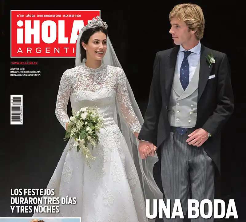 La boda real de Christian Hannover y Alessandra de Osma en ¡Hola! Argentina