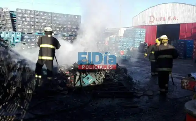 El incendio de la LIFA deja sin luz a parte de la zona: mirá el video del siniestro  