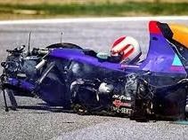 accidente Ratzenberger en Imola  f1