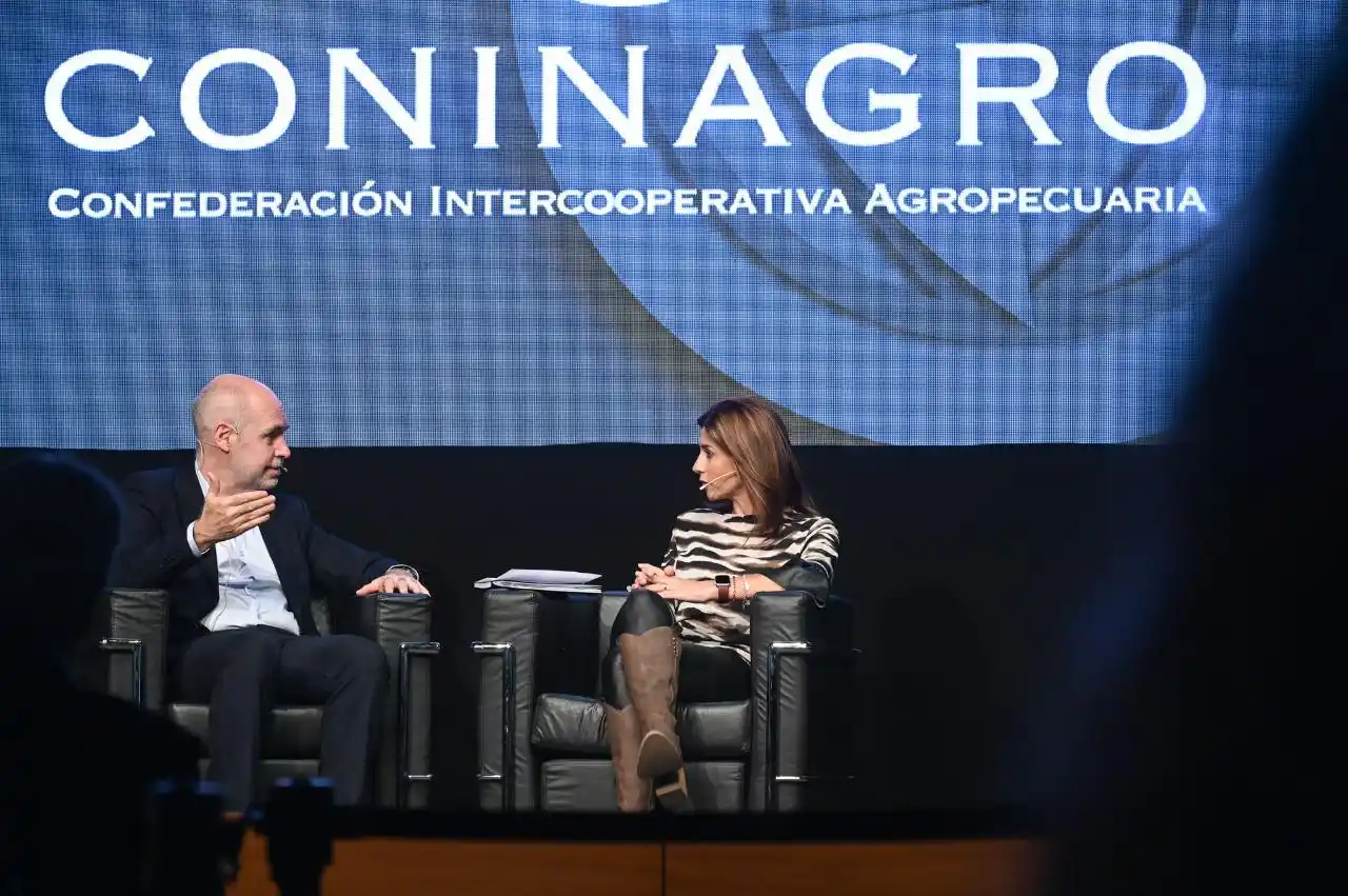 Rodríguez Larreta en Coninagro: "El agro quiere producir más y hay que trabajar para lograr eso"