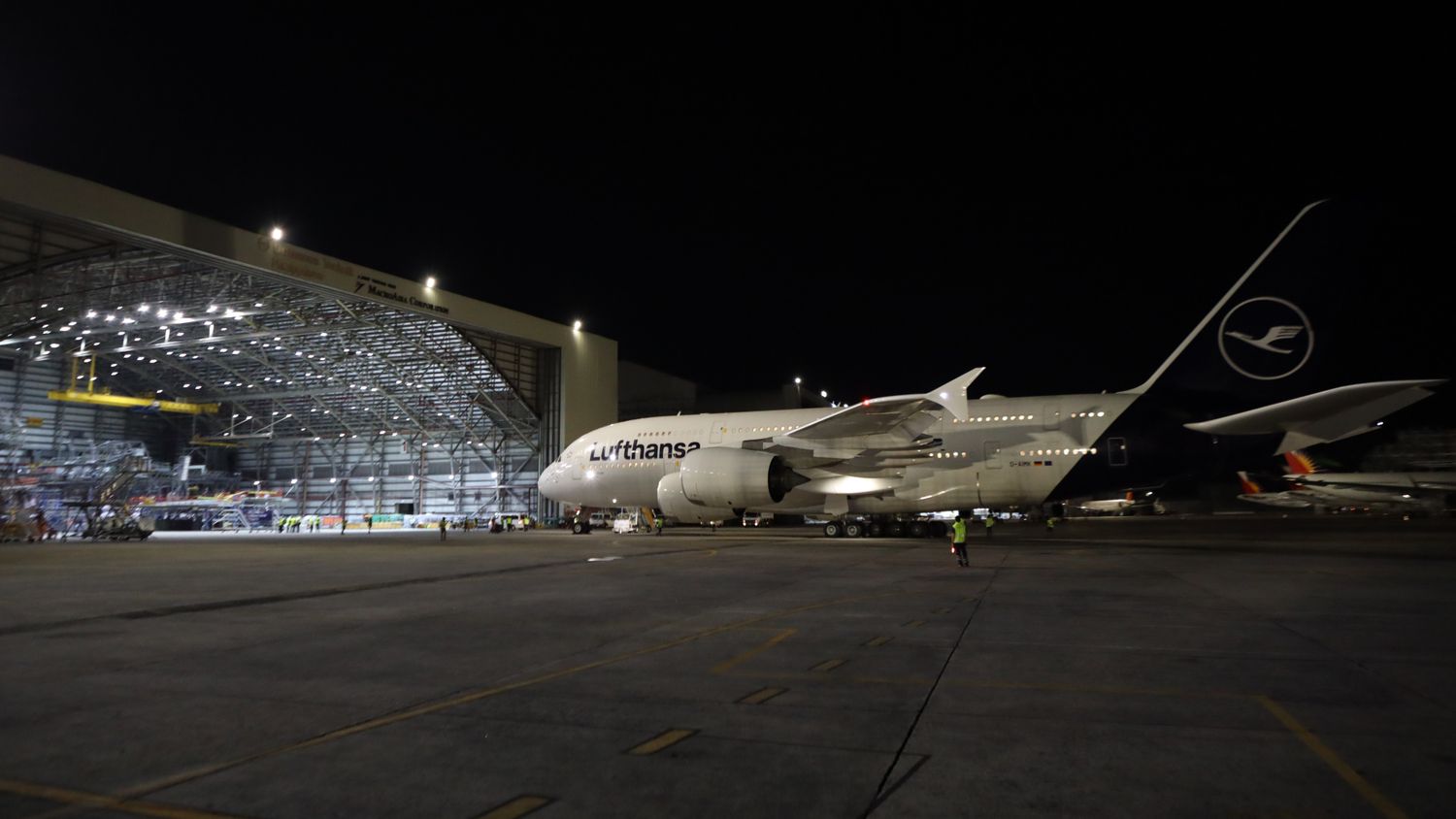 Un A380 regresa a casa listo para volver a llevar pasajeros luego de casi tres años