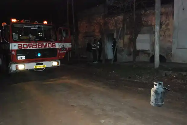 Una garrafa originó el incendio de una casa