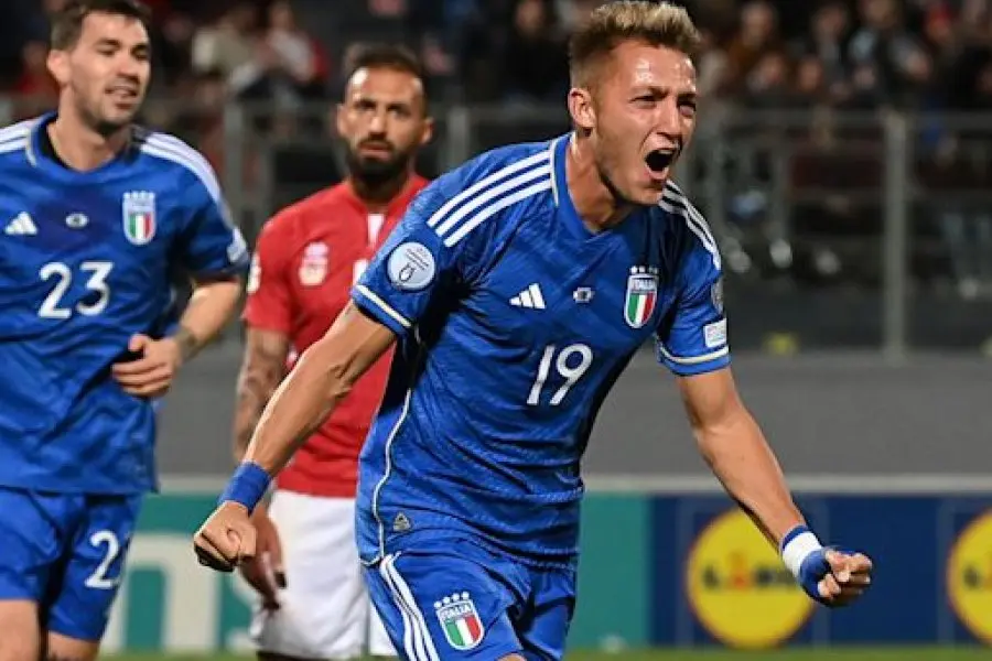 Mateo Retegui se lució con la Selección de Italia