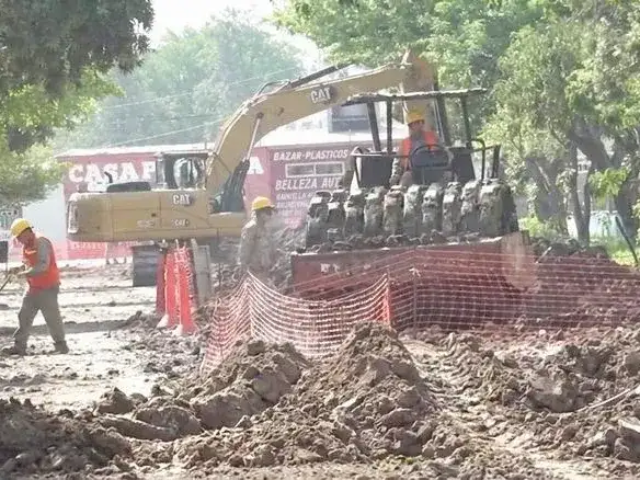 La UCAP construye conductos pluviales para 
evitar inundaciones en la zona del Cincuentenario