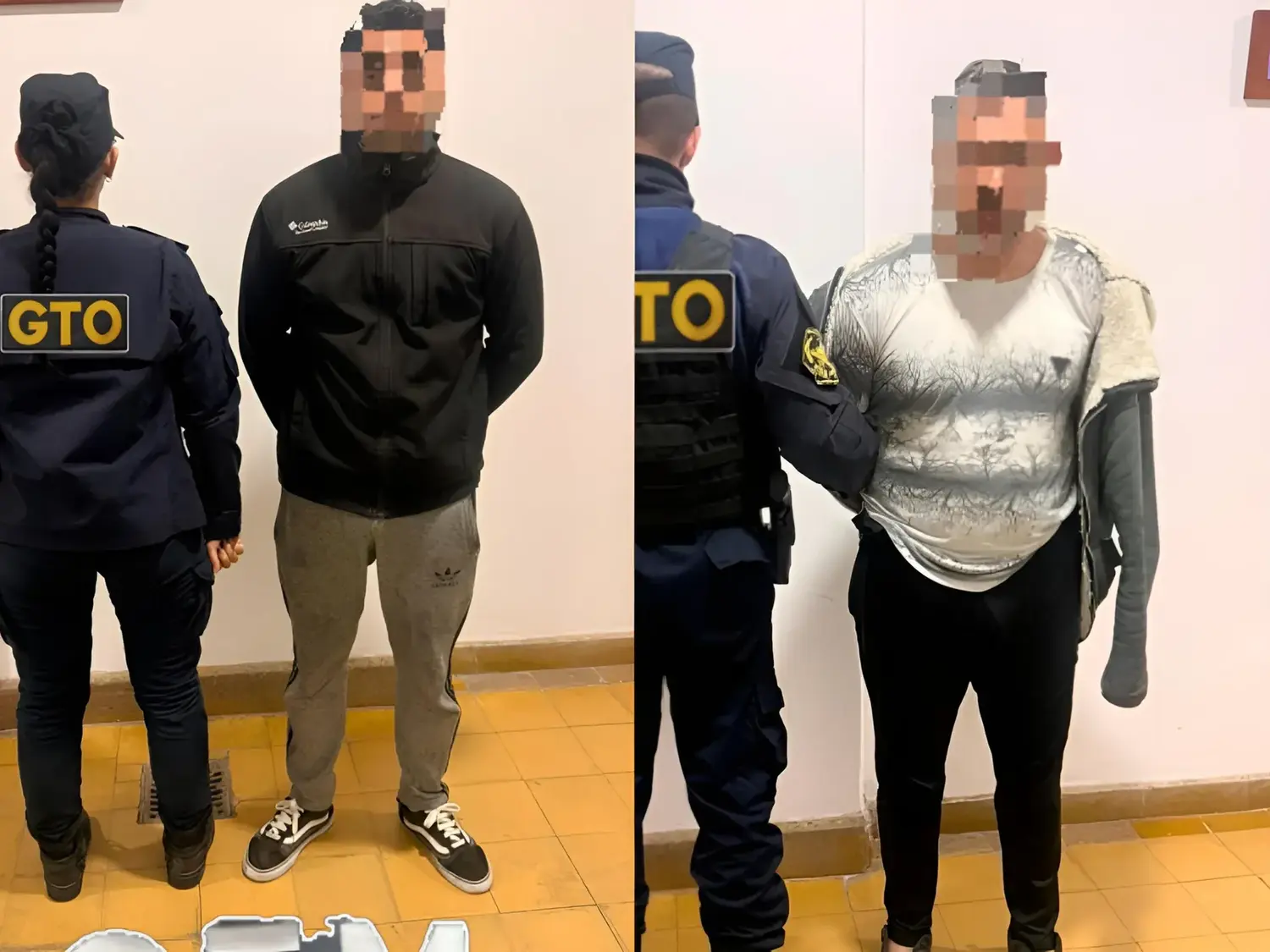 Los hombres fueron trasladados a la Comisaría.