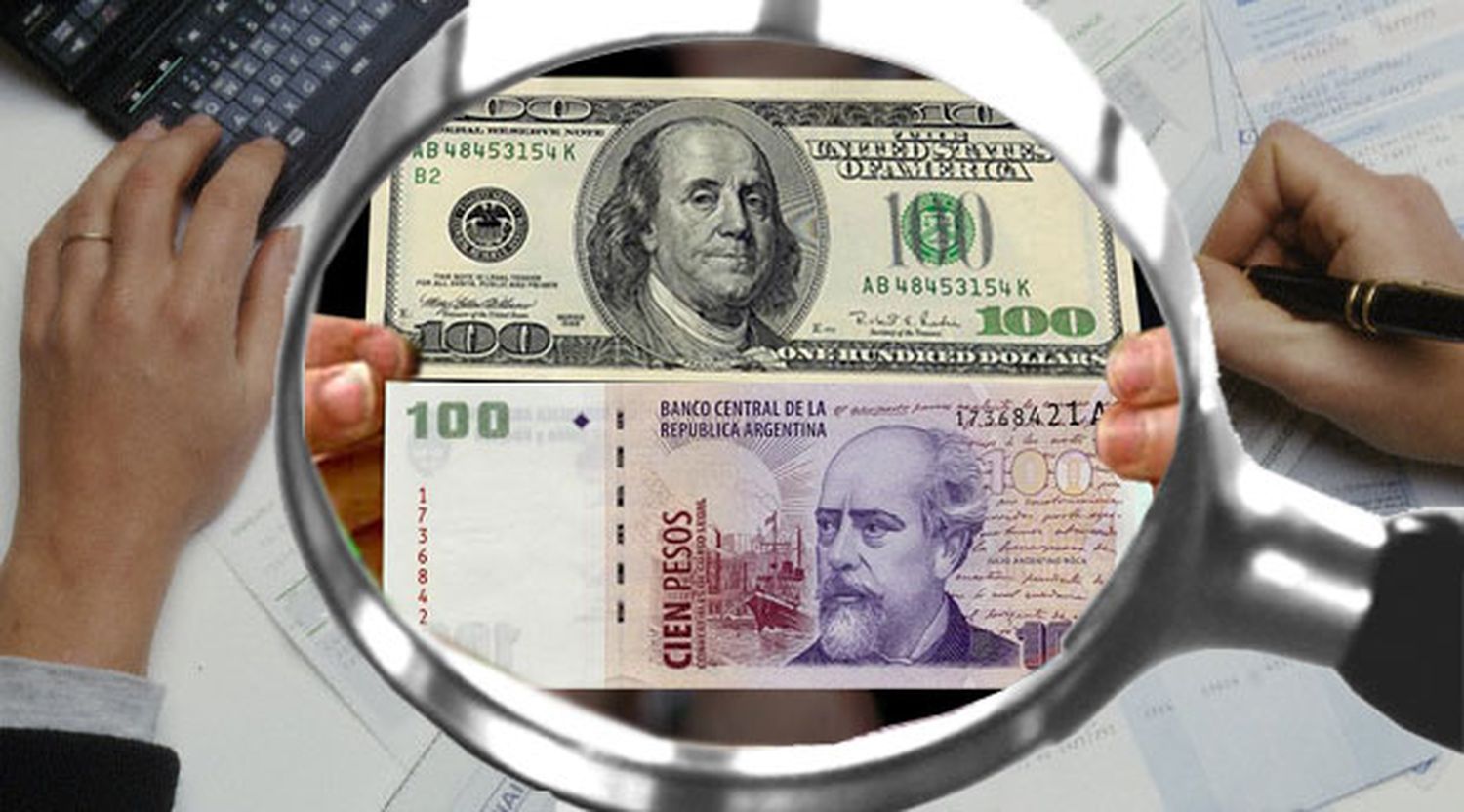 Cotización del dólar: Subió el oficial y el blue estable