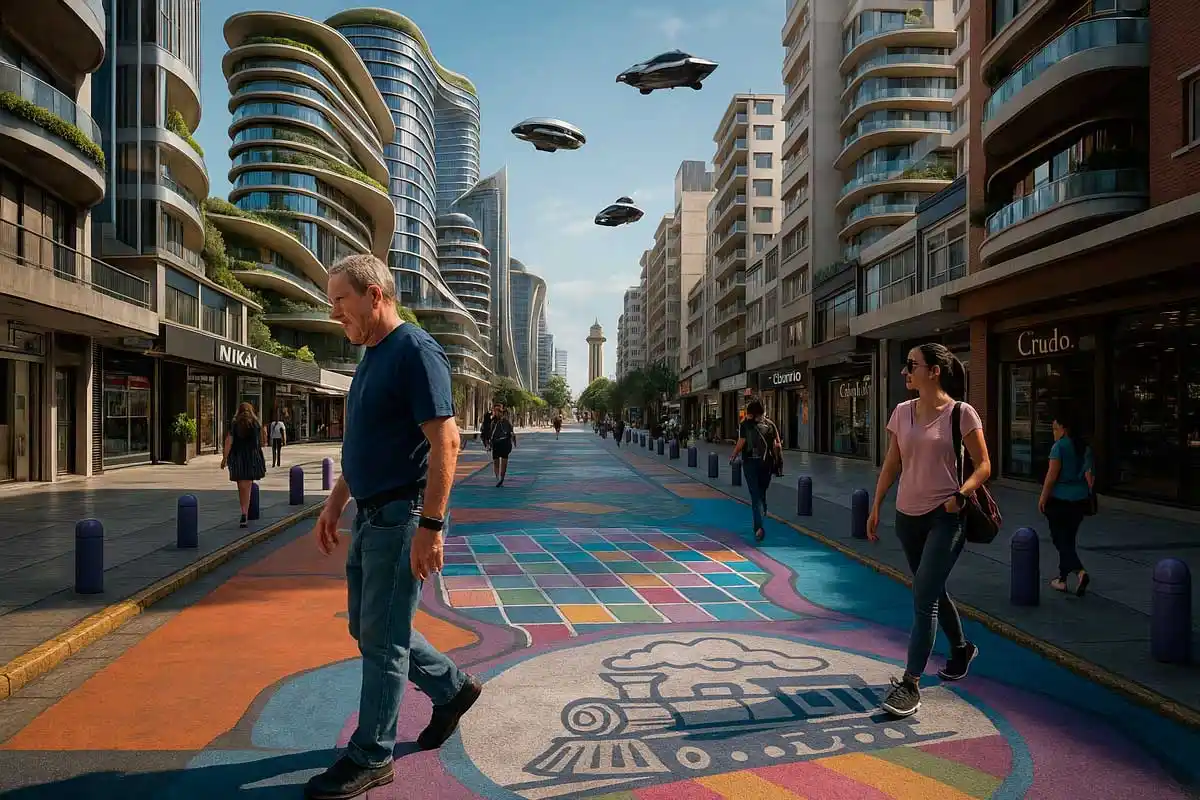 La Peatonal 83, también se ve con varias modificaciones