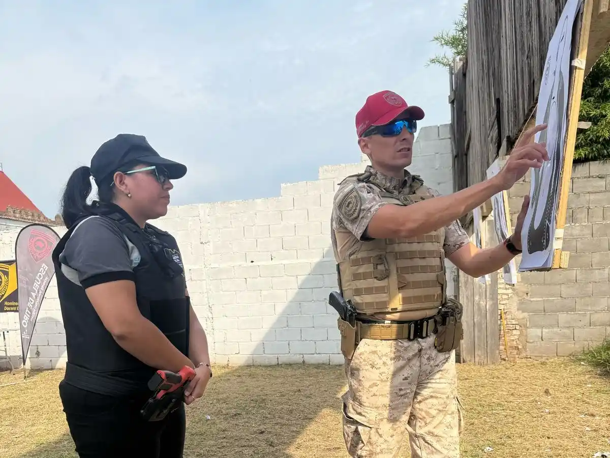 guardia local armas menos letales capacitación