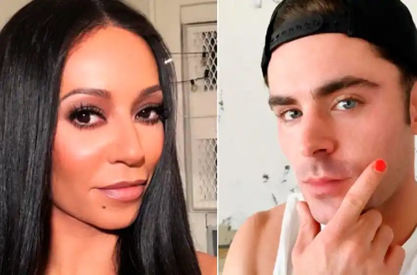Zac Efron y Mel B de las Spice Girls tuvieron una noche de pasión