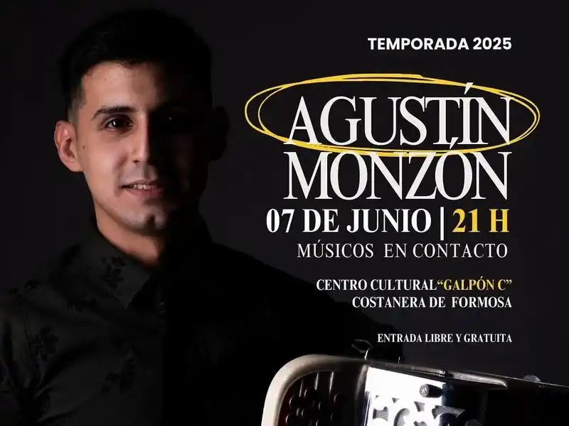Agustín Monzón, en el ciclo Músico en Contacto