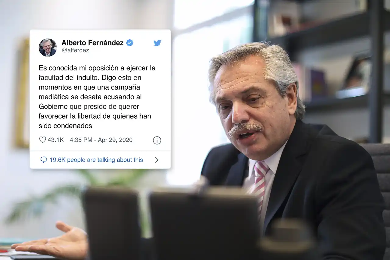 Polémica por las excarcelaciones: Los tuits de Alberto Fernández y la contracara del accionar de sus funcionarios