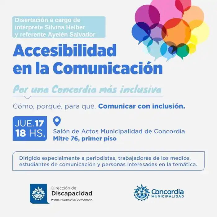 Accesibilidad en la comunicación: �SCómo,  porqué, para qué. Comunicar con inclusión⬝