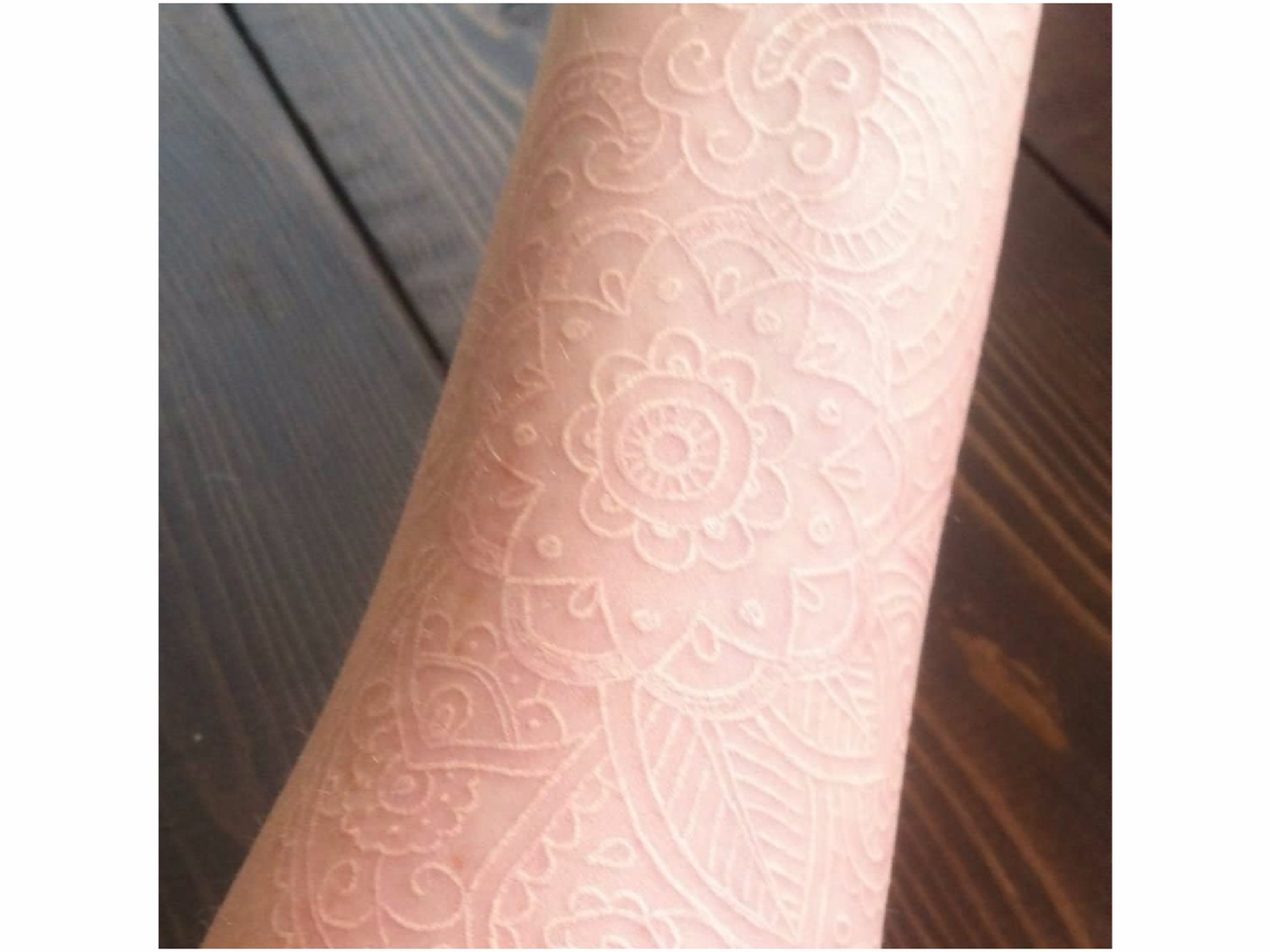 ¿Te animarías? Los tatuajes blancos marcan  tendencia y se imponen cada vez más