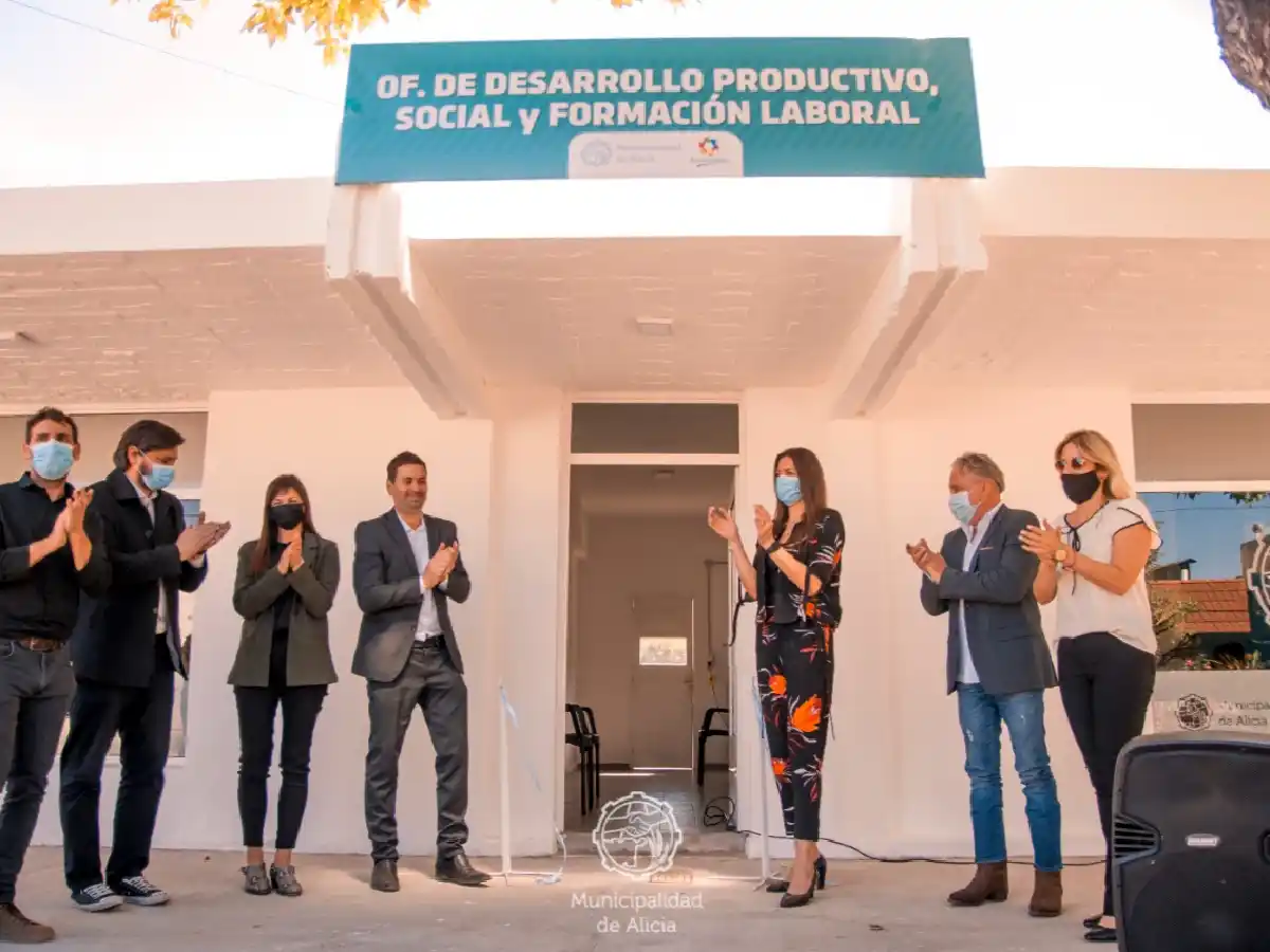 Alicia promociona  los primeros lotes  del Parque Industrial               