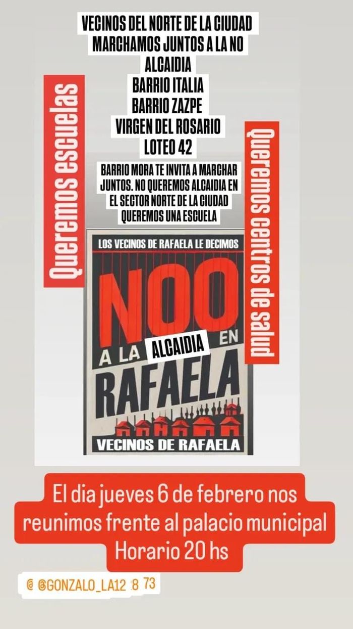 marcha no alcaidia