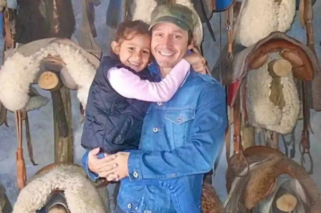 Benjamín Vicuña y su hija difunta