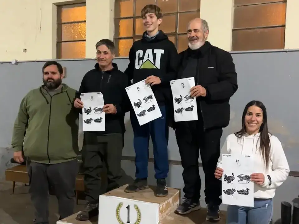 Podio de la categoría Libre