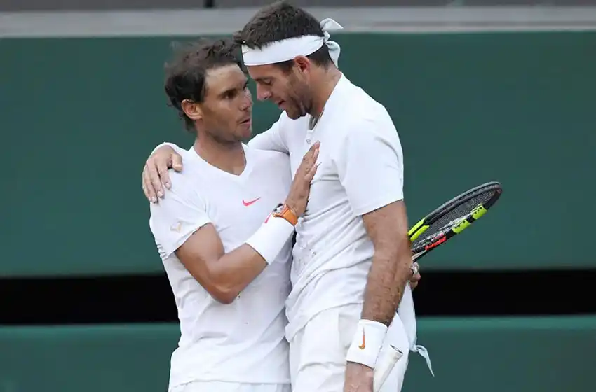 ¿Cómo está el historial entre Del Potro y Nadal?