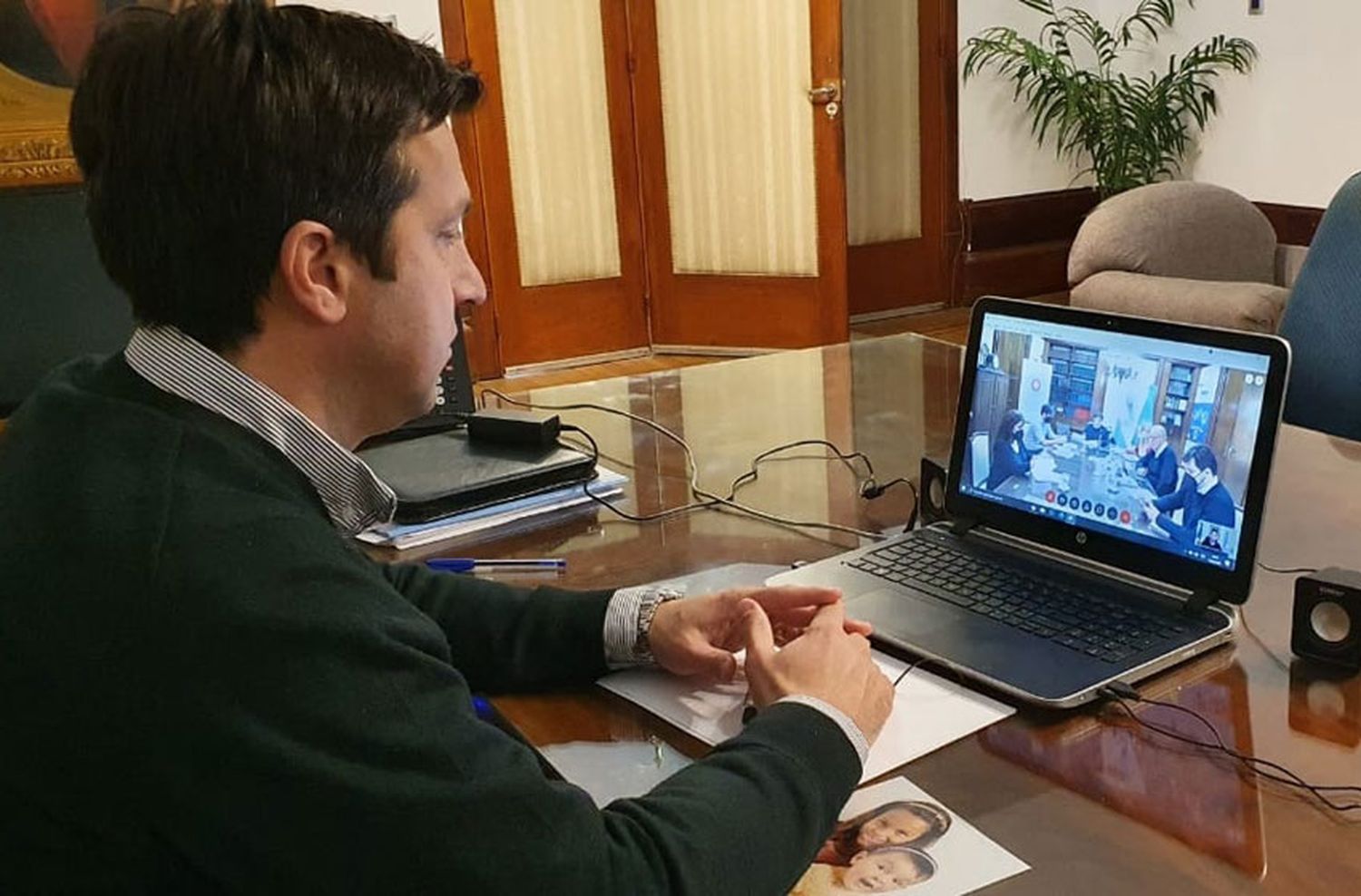 Necochea: el intendente Rojas mantuvo un encuentro con Kicillof