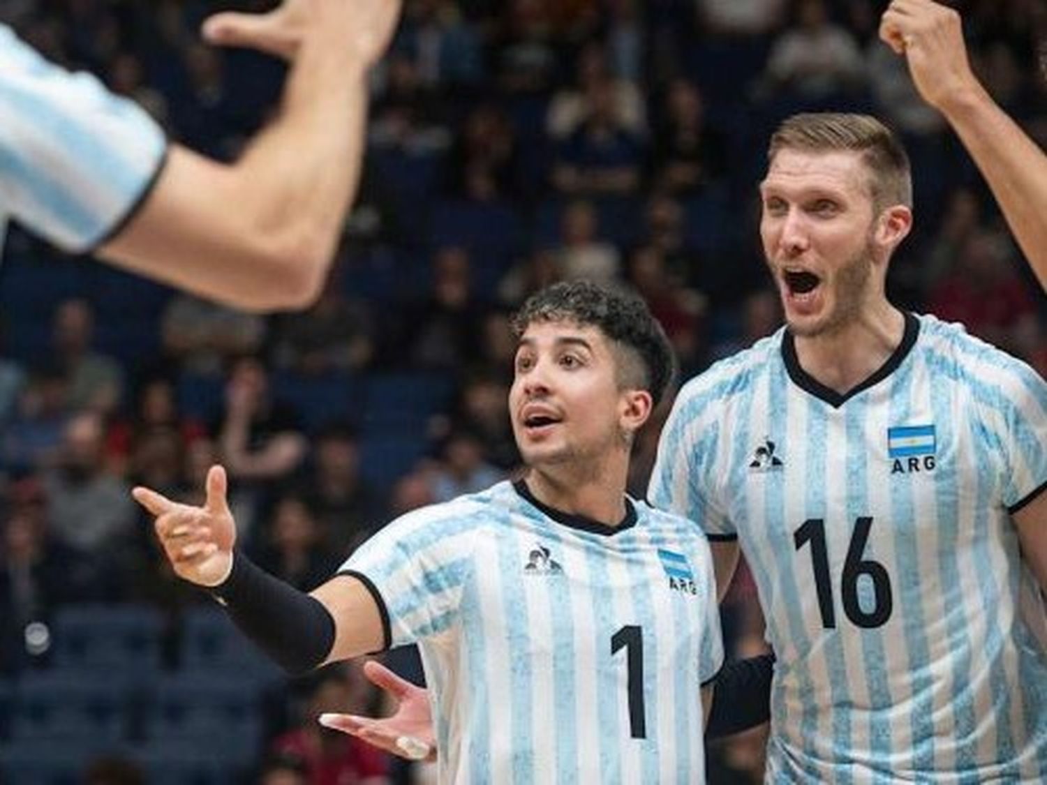 Triunfo argentino ante
el bicampeón olímpico