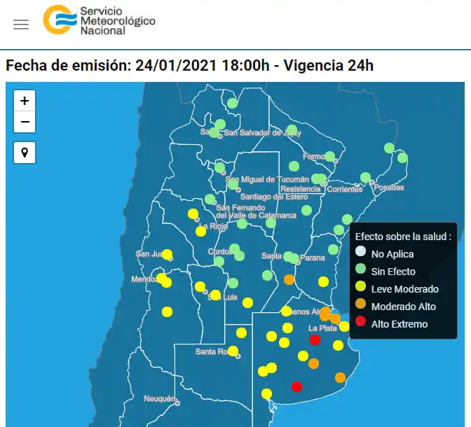 Rige un alerta violeta por altas temperaturas para nuestra zona