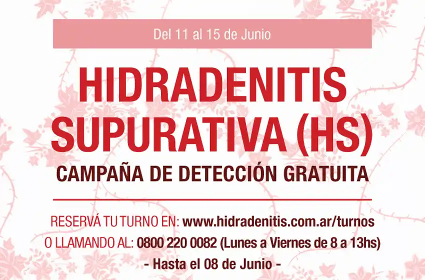 Realizarán una campaña de detección de la Hidradenitis Supurativa