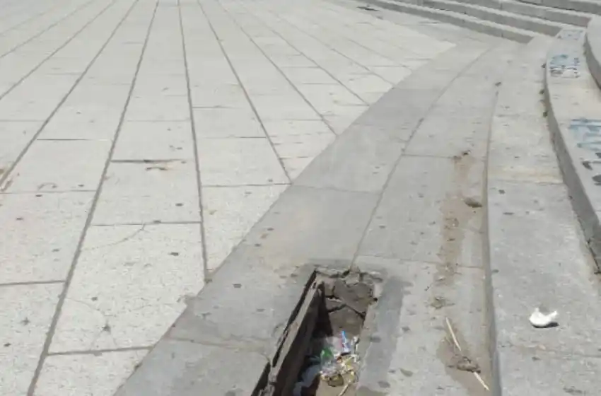 Un trampa en plena postal marplatense