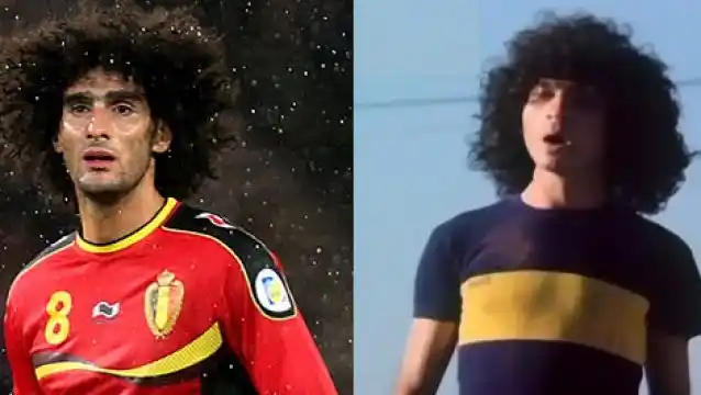 Furor por el parecido entre "Cacho" y Fellaini