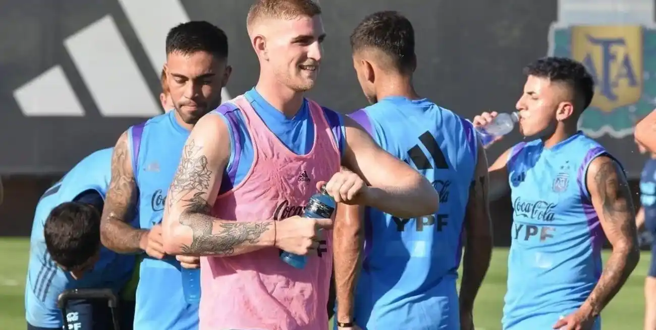 Nicolás Valentini fue convocado por primera vez a la selección Mayor.