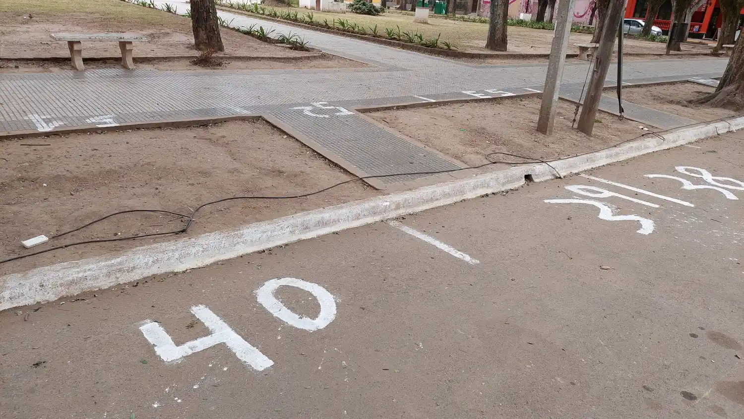 delimitación stands fiesta de la naranja