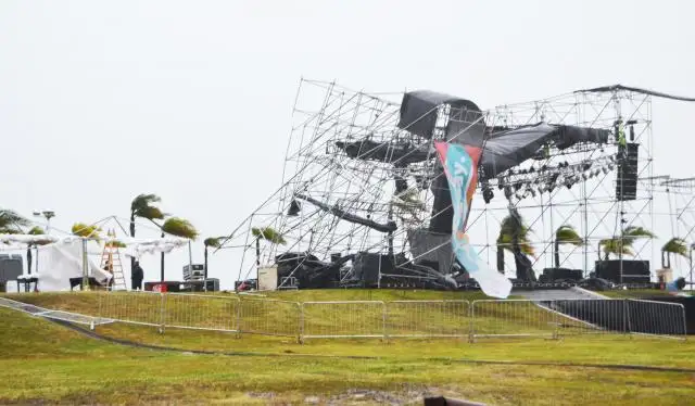 El temporal suspendió las actividades al aire libre
