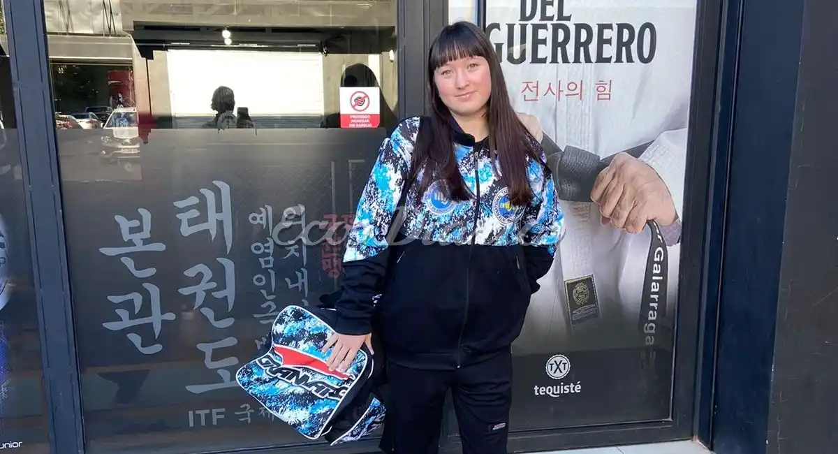 Morena Bazan, joven taekwondista que quiere entrar en la Selección Mayor