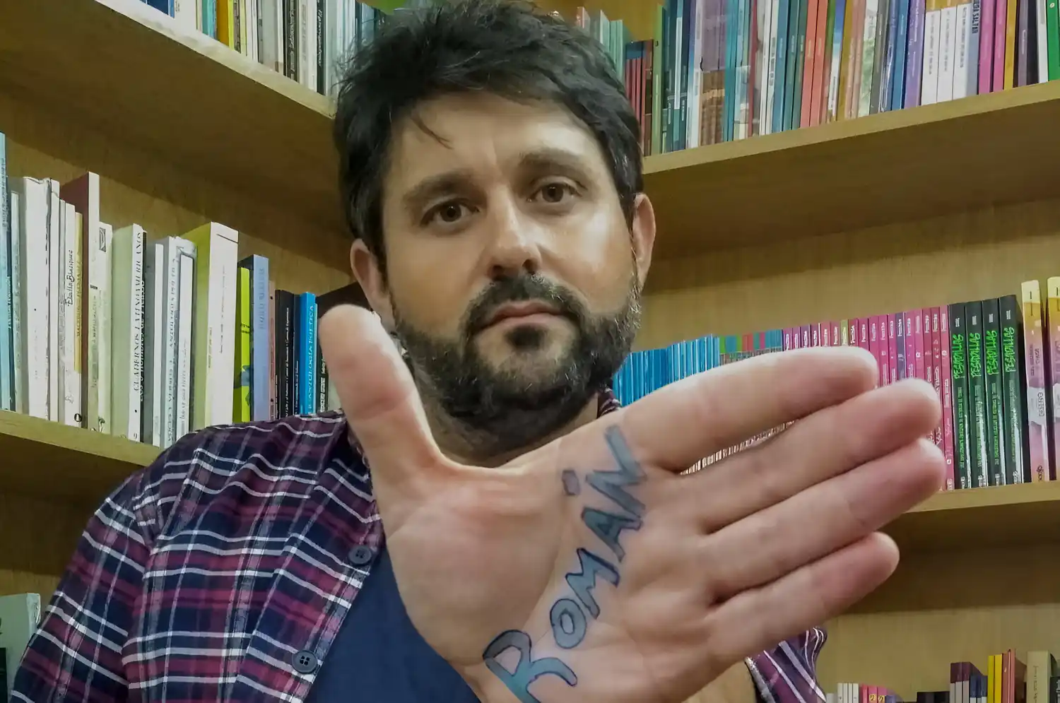 El escritor sampedrino Román Solsona.