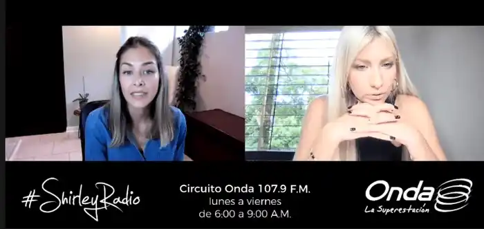Dayana Mendoza en la conversación con Shirley Varnagy. Captura YouTube