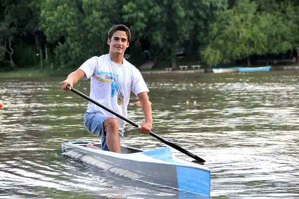 Francisco Galarza se trajo el oro del Campeonato Argentino de Velocidad