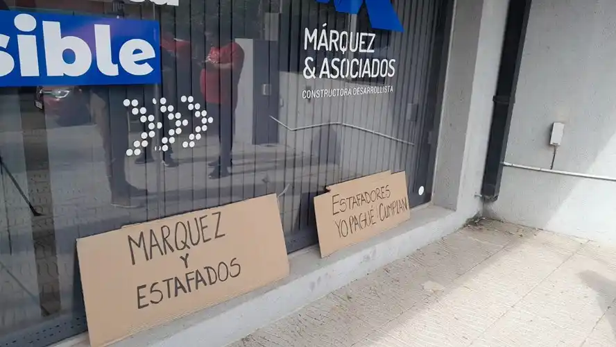 Declaran la quiebra de la empresa constructora Márquez & Asociados.