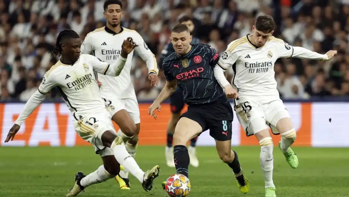 Real Madrid y Manchester City empataron 3 a 3